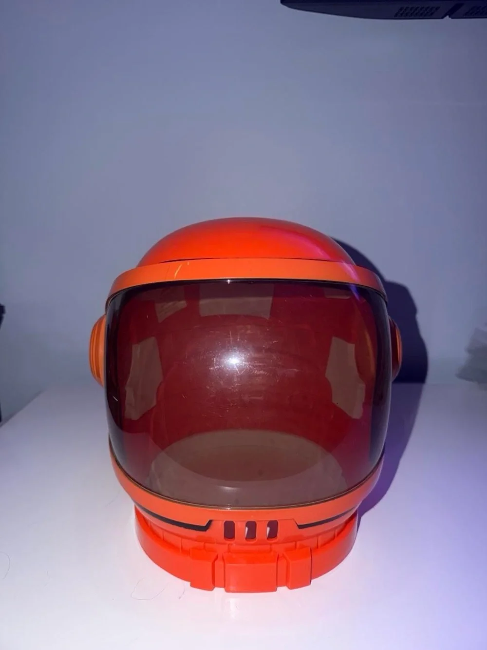 Kids NASA Astronaut Costume Orange Jumpsuit + Helmet Size 8/10